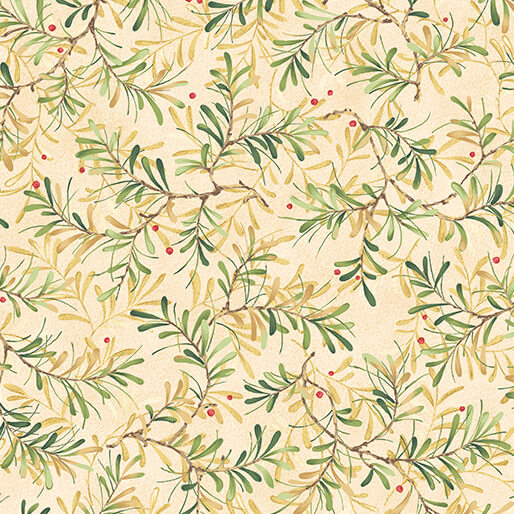 12 Days Of Christmas - Pine Boughs Cream