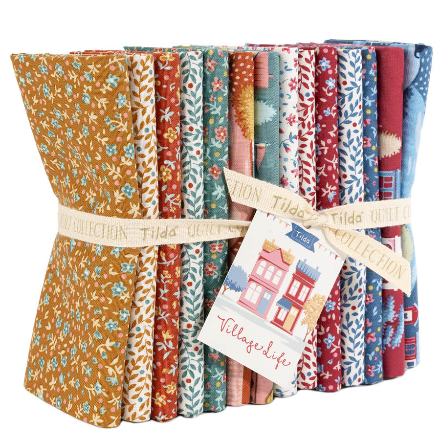 Tilda Village Life - FQ 14 Bundle