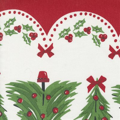 Classic Retro Holiday Toweling 16in