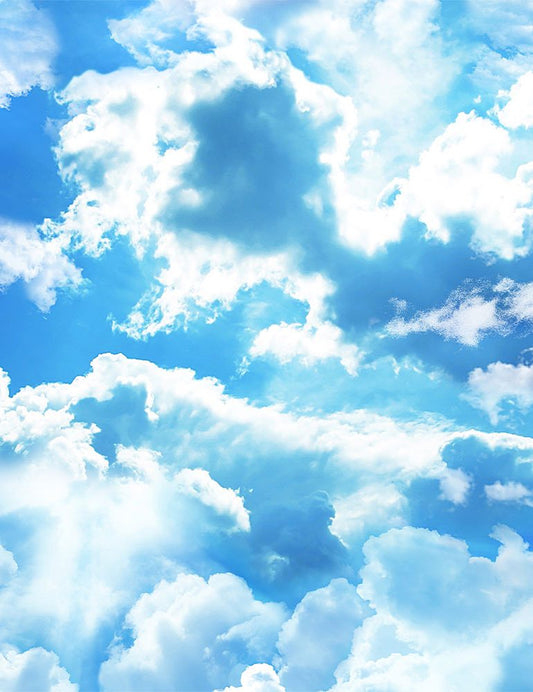 Beach Dreams - Clouds in Sky Blue