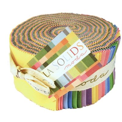 Bella Solids 30's Colors - Jelly Roll