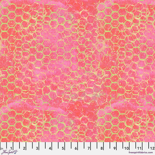 Butterfly Fields - Pink Honeycomb