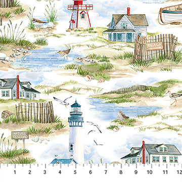 Atlantic Coast - White Multi