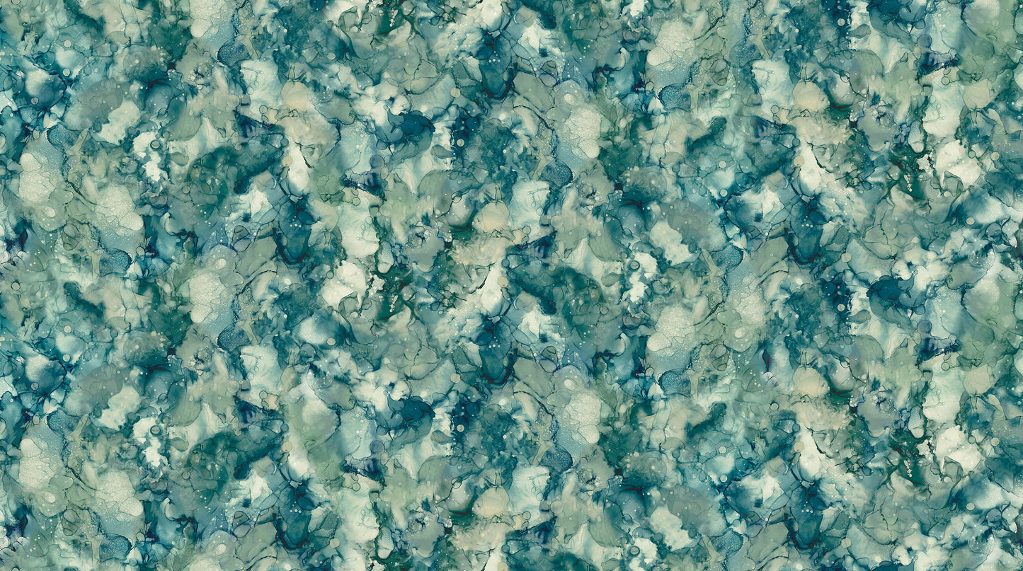 Whisper - teal multi