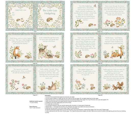 Woodland Heart - Book Panel