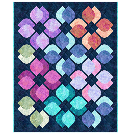 Floating Flowers Quilt Pattern