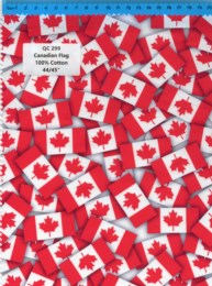 Proudly Canadian flags - red