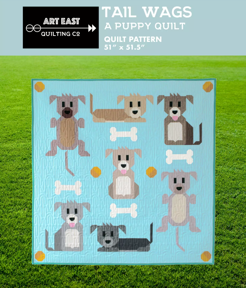 Tail Wags Quilt - A Puppy Quilt Pattern