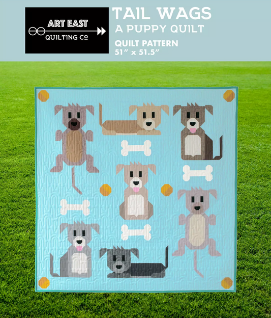 Tail Wags Quilt - A Puppy Quilt Pattern