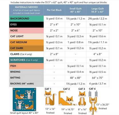 Cat Scratch Quilt Pattern