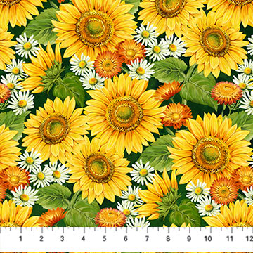 Sunshine Harvest - Dark Green Multi Packed Sunflower