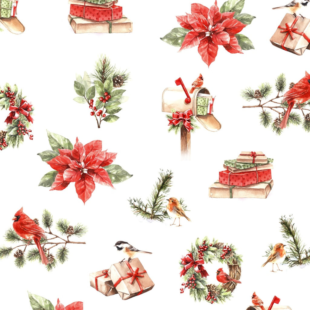 Feathered Festivities - Christmas Icons
