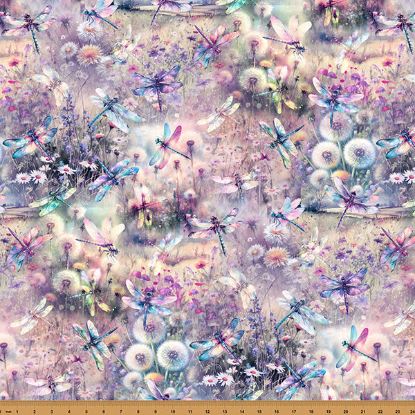 Wings over Wildflowers - Wisteria