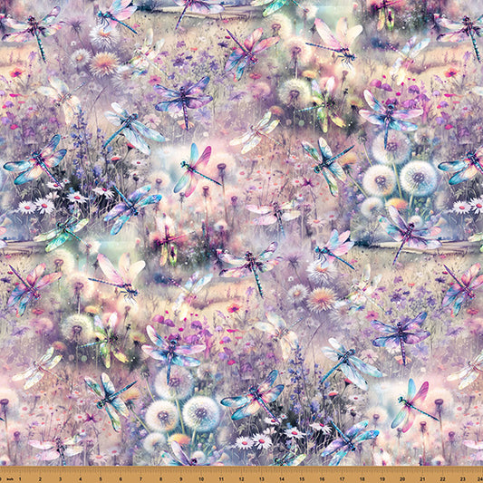 Wings over Wildflowers - Wisteria