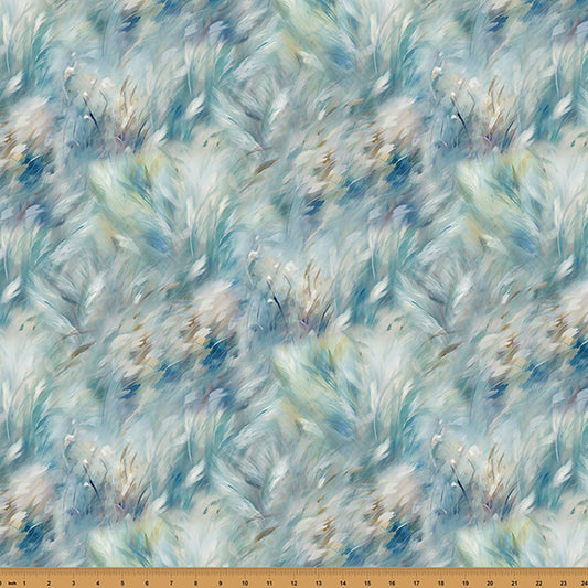 Wings over Wildflowers - french Blue