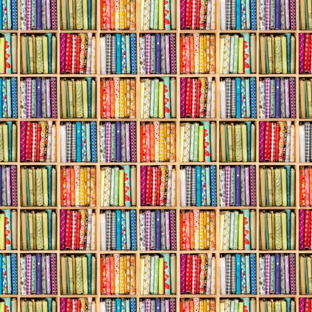 The secret Life of Squirrels - multi color fabric shelves