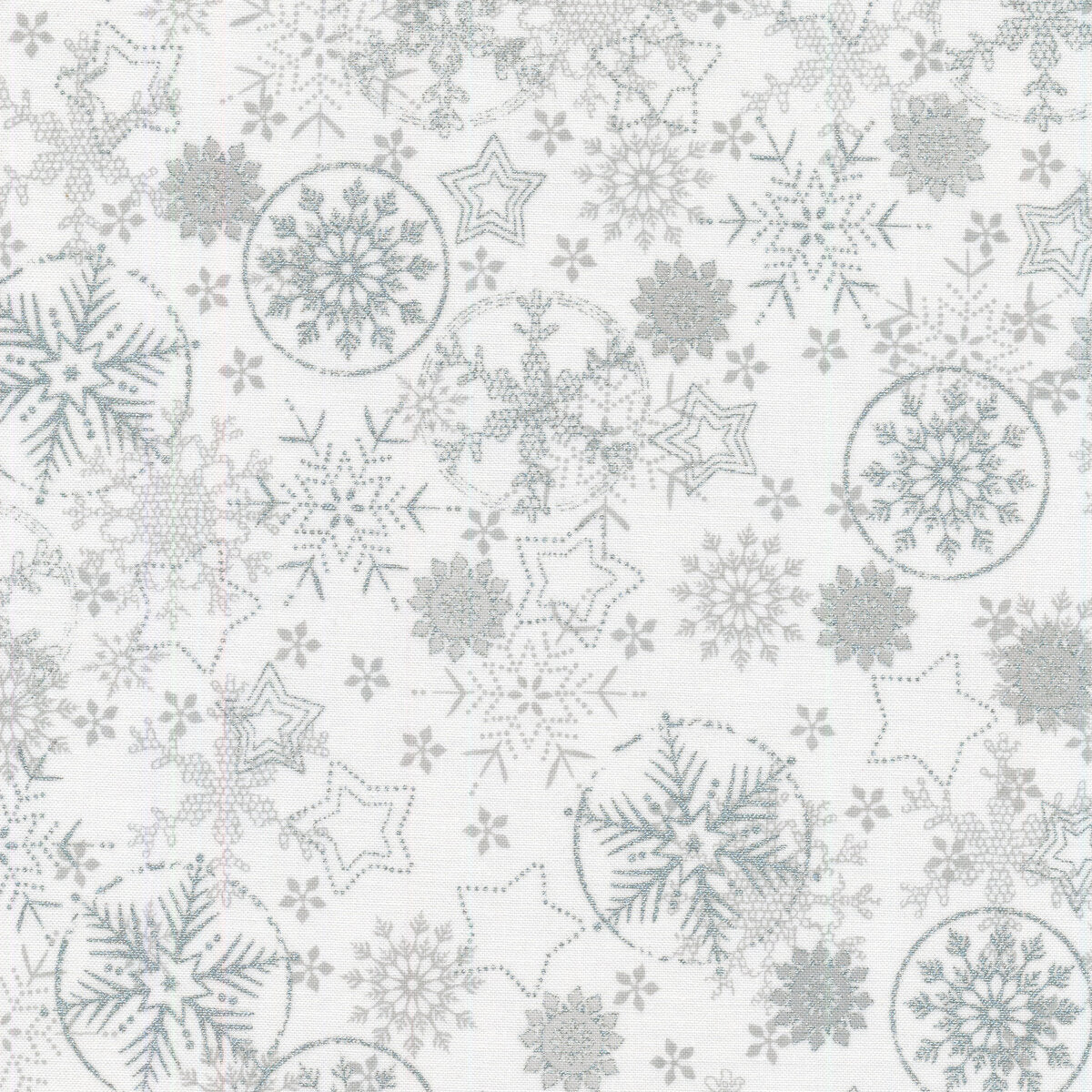 Frosty Snowflake - White/Silver