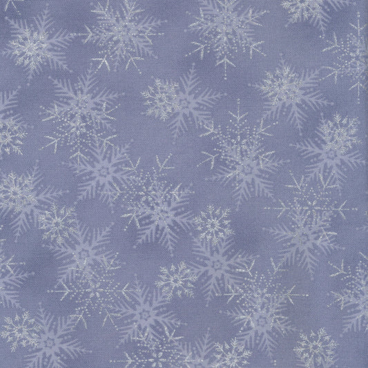 Frosty Snowflake - Light Blue/Silver