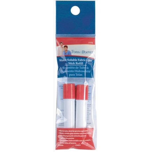 Fons & Porter Water Soluble Fabric Glue - 2 Stick Refill