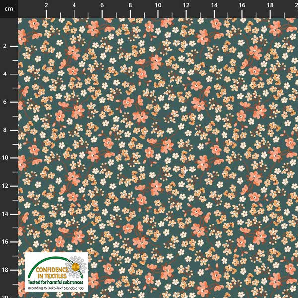 Avalana Jersey - Floral on Green