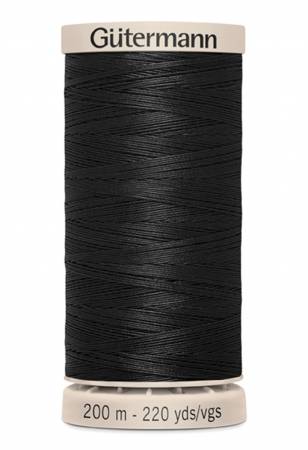Gutermann Cotton Hand Quilting Thread  - Black