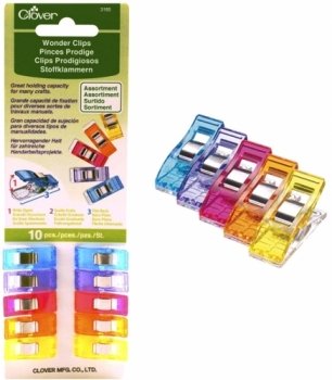 Wonder Clips - Assorted Colours (10pc)