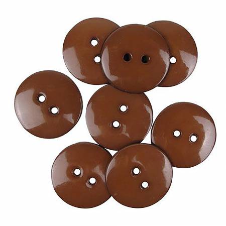 Crafting with Buttons - Brown