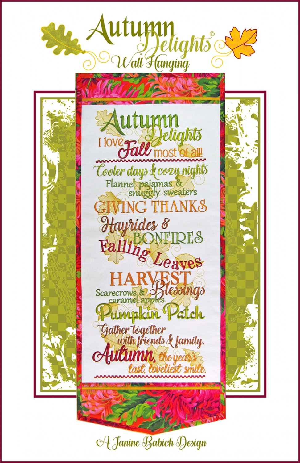 Autumn Delights Wall Hanging Pattern