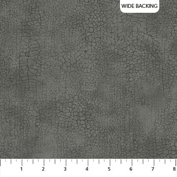 Crackle Wide Backing - Charcoal