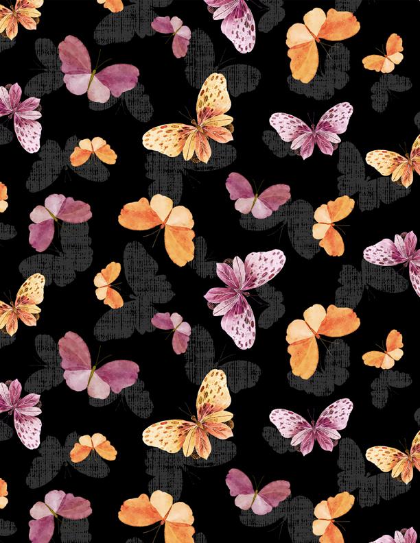 Botanical Magic - Tossed Butterflies