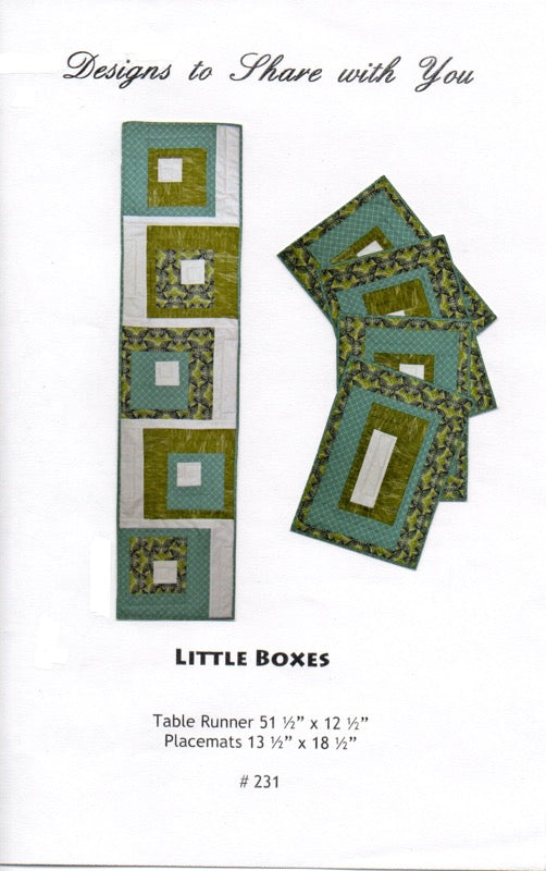 Little Boxes Pattern – Quilting B & More