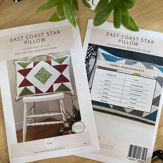 East Coast Star Pillow Pattern