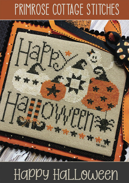 Happy Halloween Cross Stitch Pattern