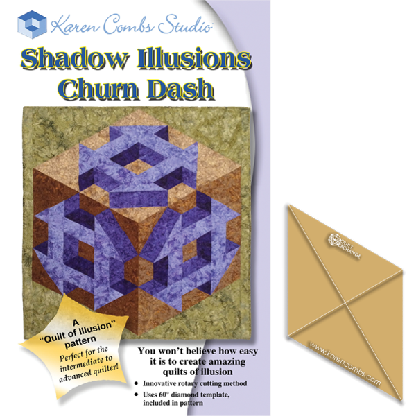 Shadow Illusions Chrun Dash Pattern with Template