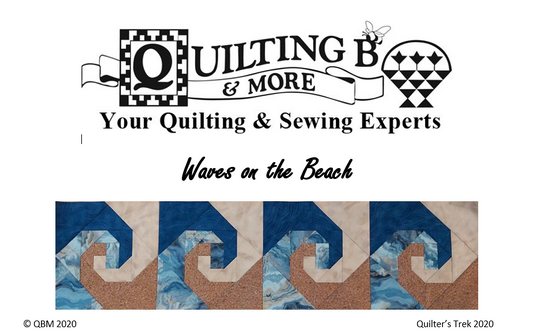 Quilter's Trek 2020 - Waves On The Beach