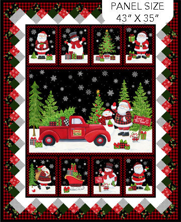 Santa's Tree Farm Panel