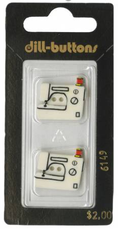 Sewing Machine Button - 1in