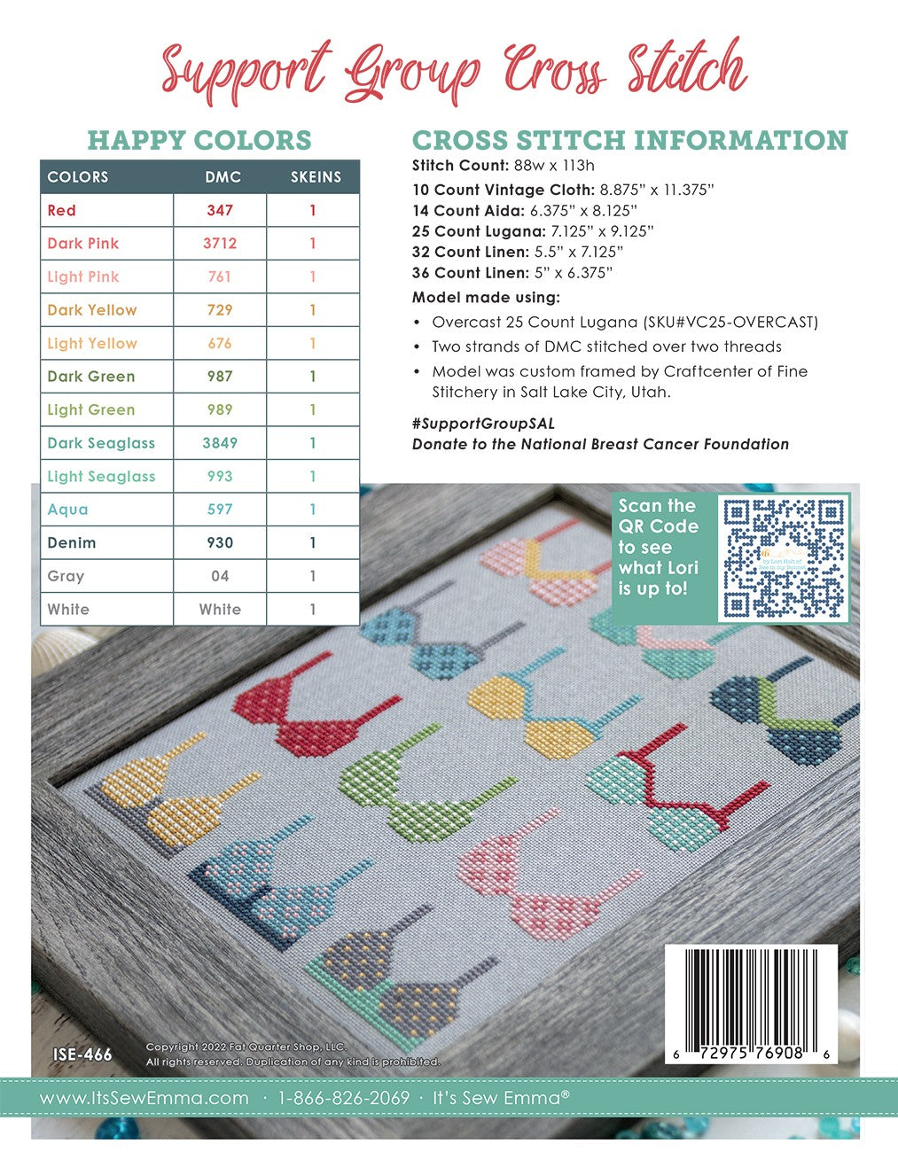 Support Group Cross Stitch – Quilting B & More