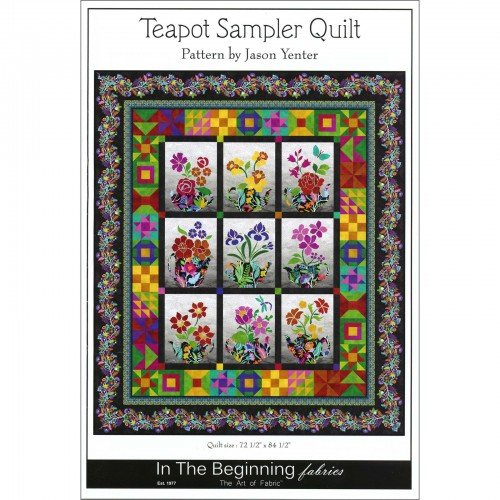 Teapot Sampler Quilt Pattern
