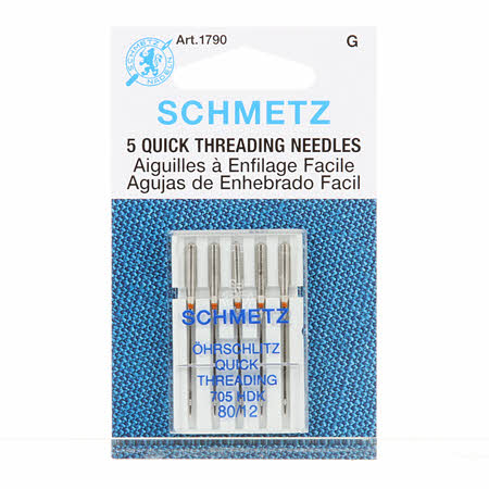 Schmetz Self-Threading Machine Needle - Size 12/80